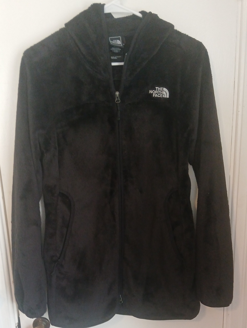 The North Face Women's Black Hooded Teddy Fleece Jacket